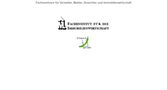 Desktop Screenshot of ml-fachinstitut.de